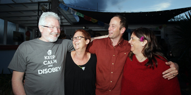 Dr Allan Wade from Canada, left, was one of the expert speakers at the international Dignity Conference 2015